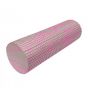 Роллер для занять йогою і пілатесом  Ecofit MDF055  45*15см рожево-сірий